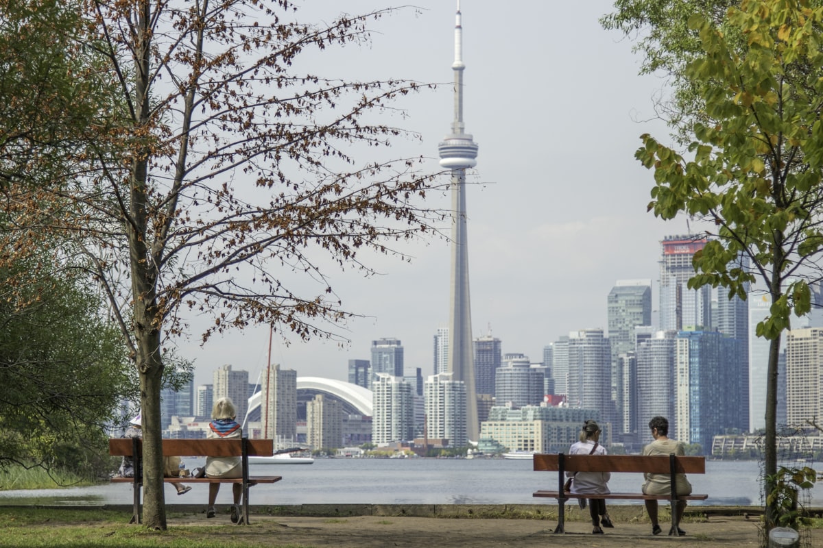Canadian Financial District Skyline